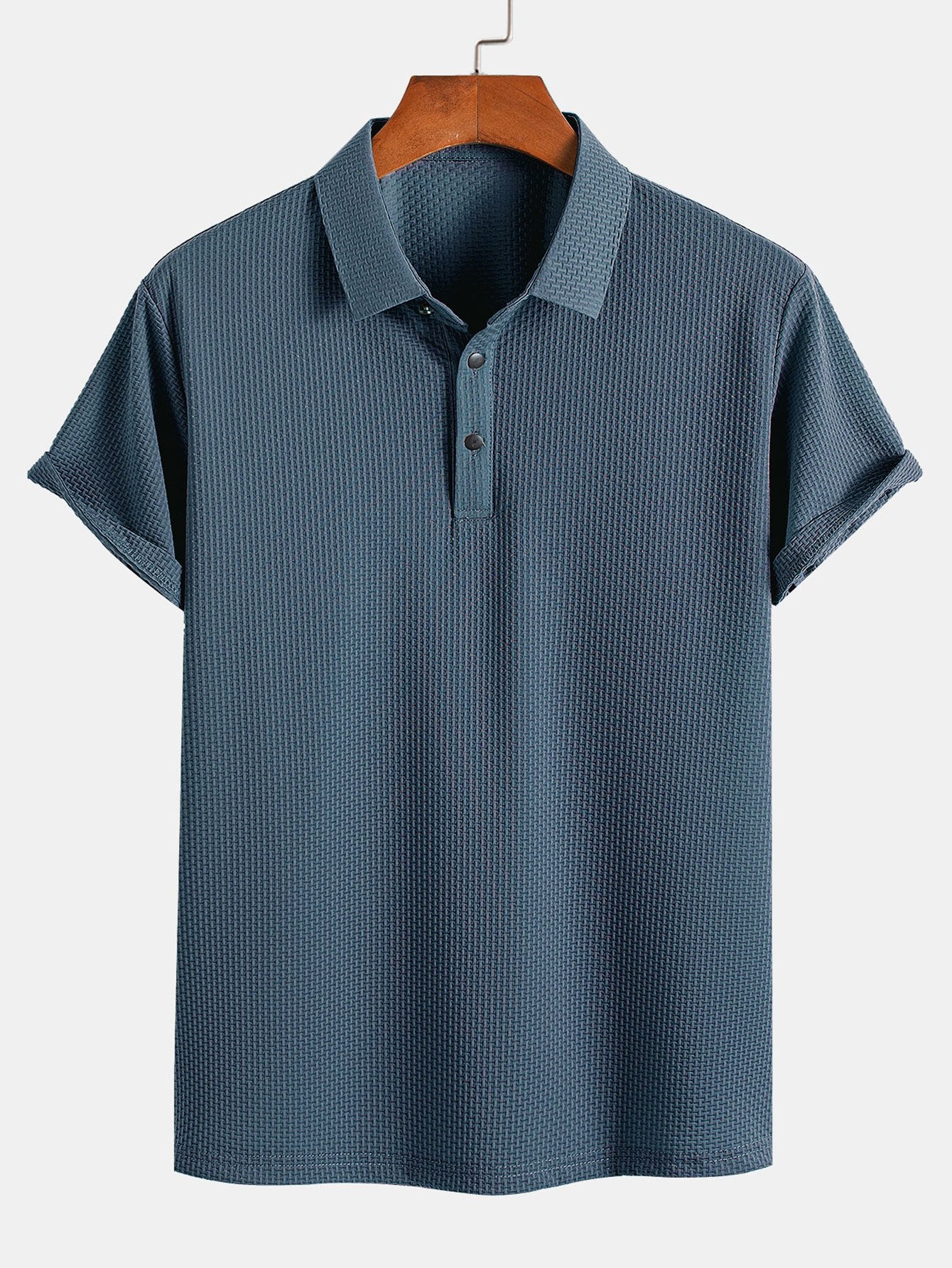 Crisanto® | Short Sleeve Textured Polo