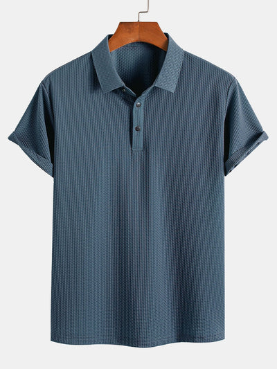Crisanto® | Short Sleeve Textured Polo