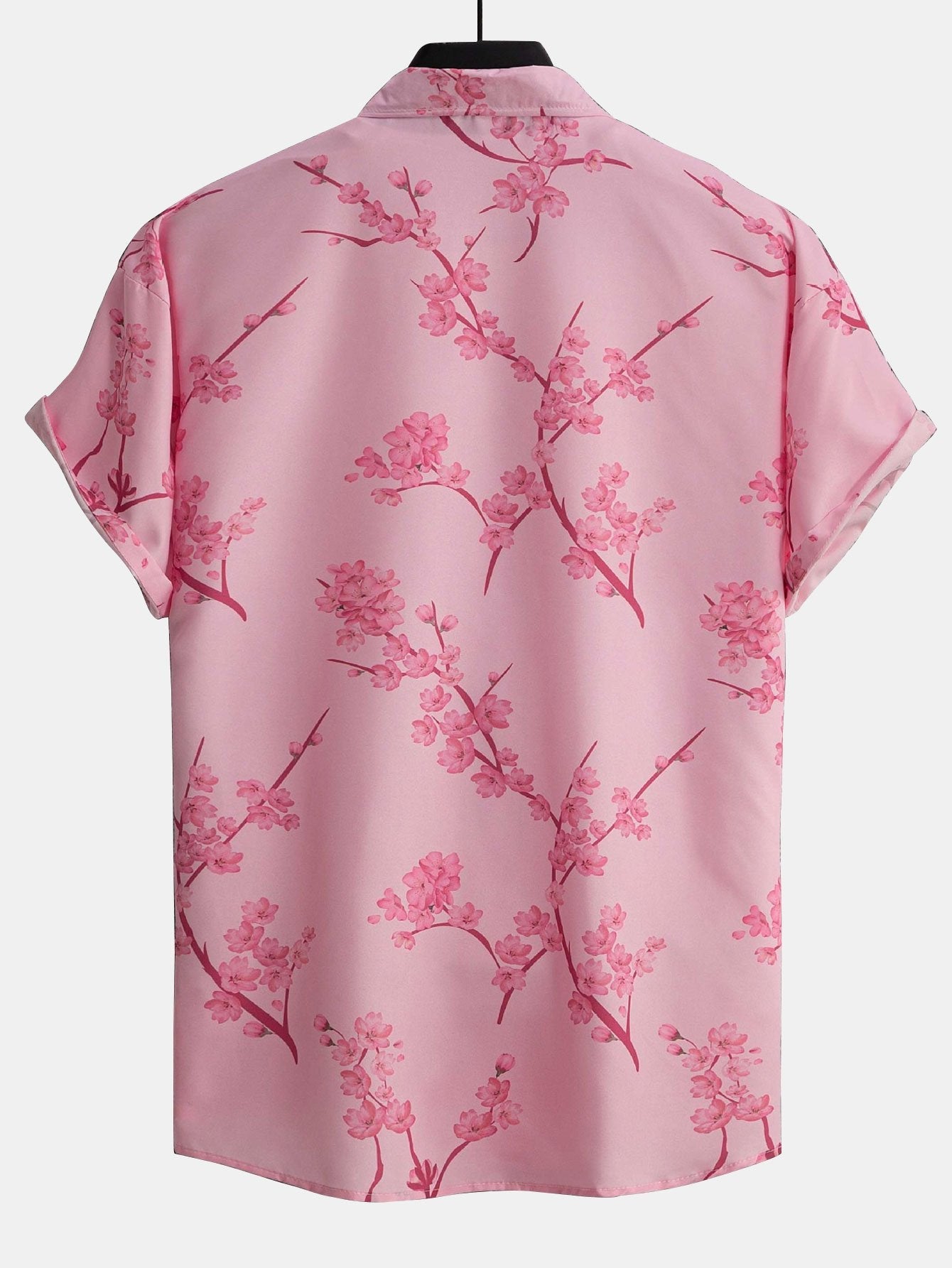 Johan® | Cherry Blossoms Print Button Up Shirt