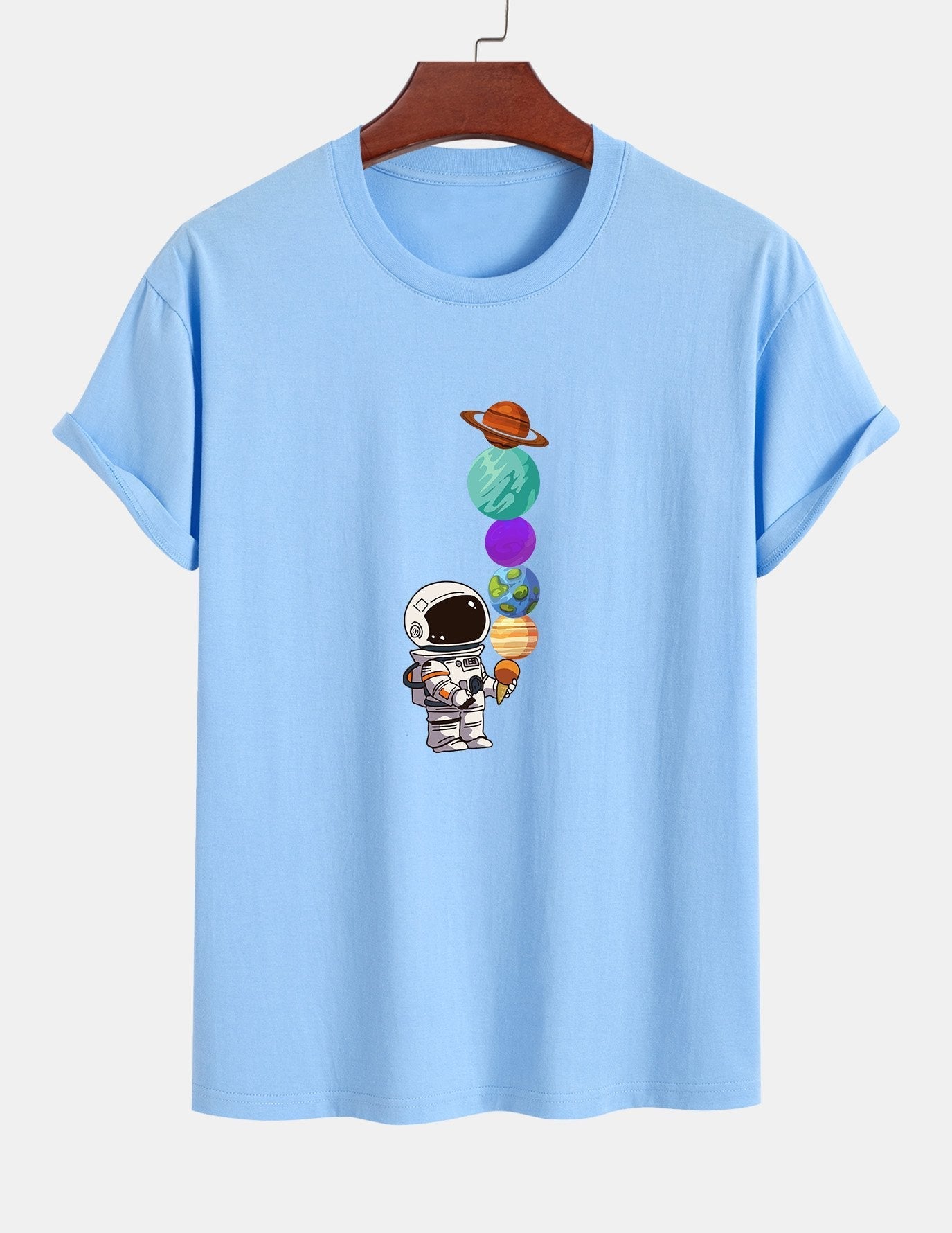 Armando® | Planet Astronaut Print Cotton T-Shirt