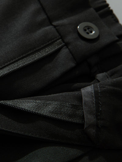 Eustaquio® | Relax Fit Elastic Waist Straight Leg Trousers