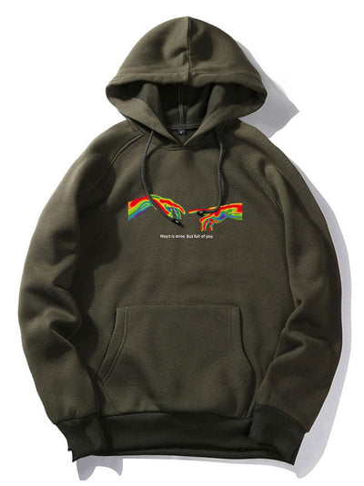 Augustus | Infrared Hand Print Hoodie