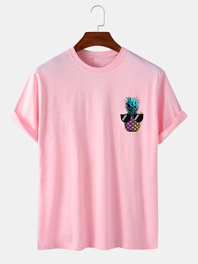 Pablo® | Pineapple With Sunglasses Print T-Shirt