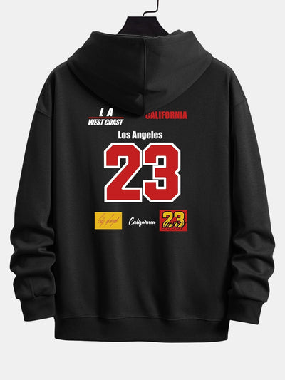 Zayn | Number 23 Print Relax Fit Hoodie