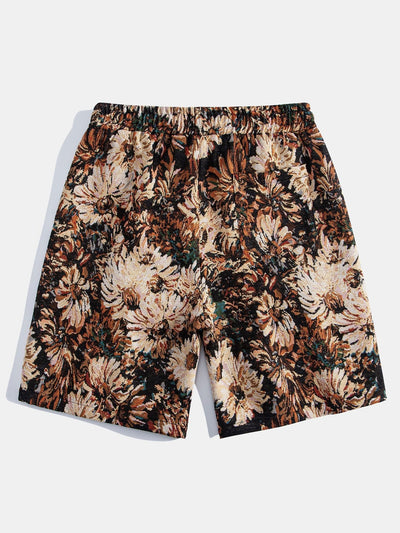 Armando® | Painted Floral Jacquard Shorts