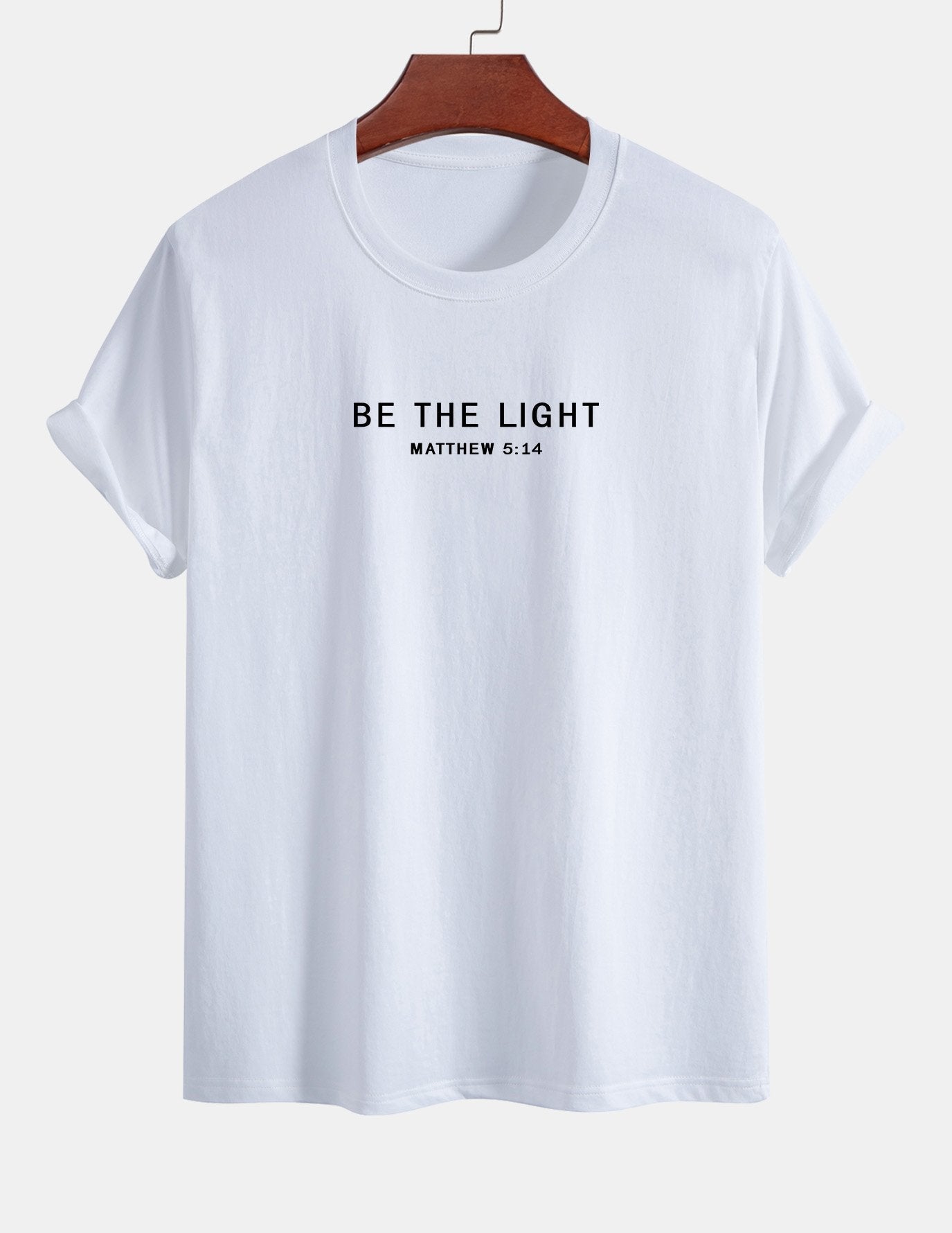 Asdrúbal® | Be The Light Print Cotton T-Shirt