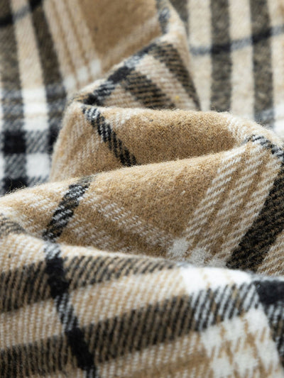 Forest | Teddy Fleece Lined Detachable Flannel Plaid Hooded Coat