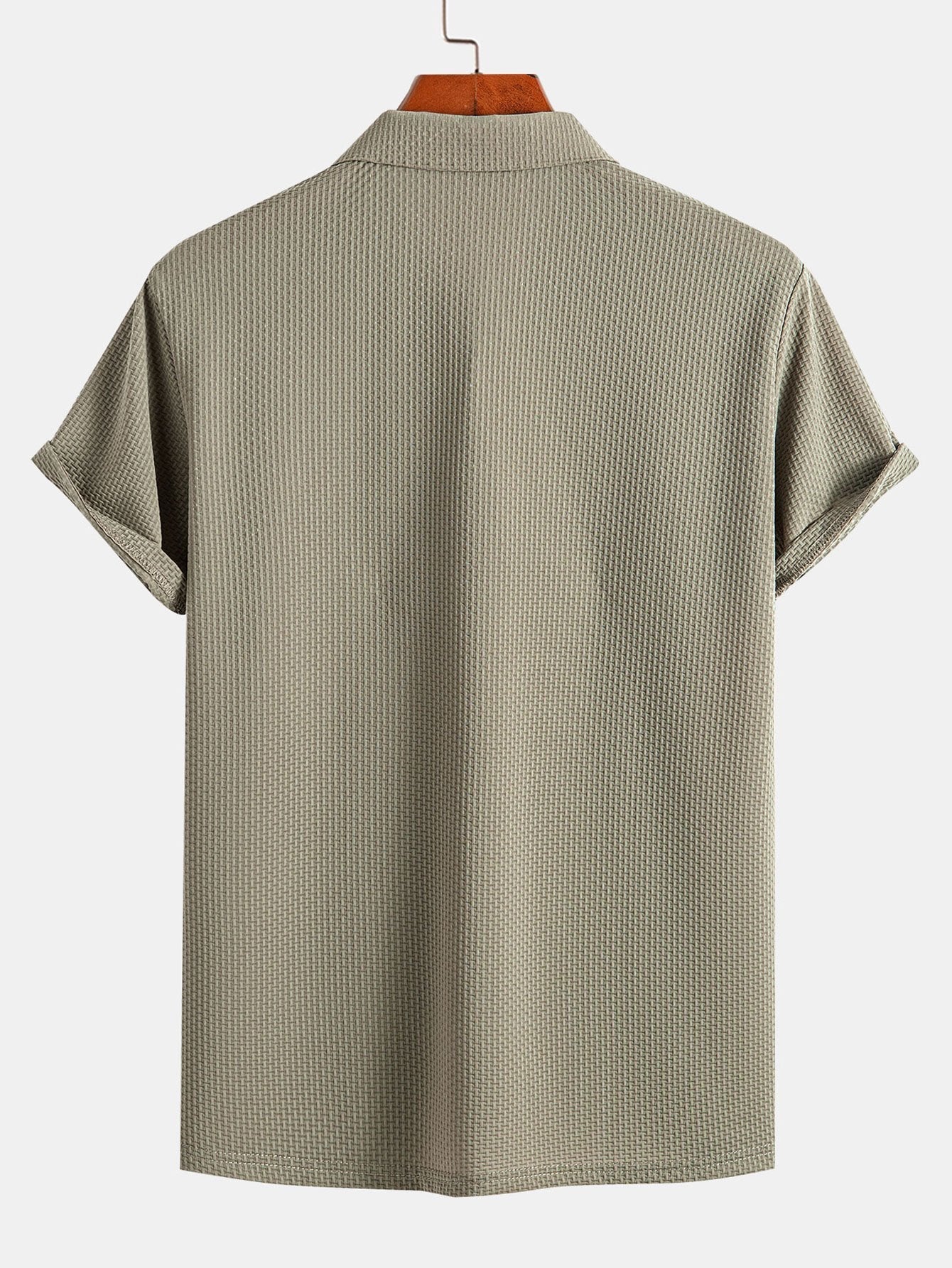 Declan | Short Sleeve Textured Polo