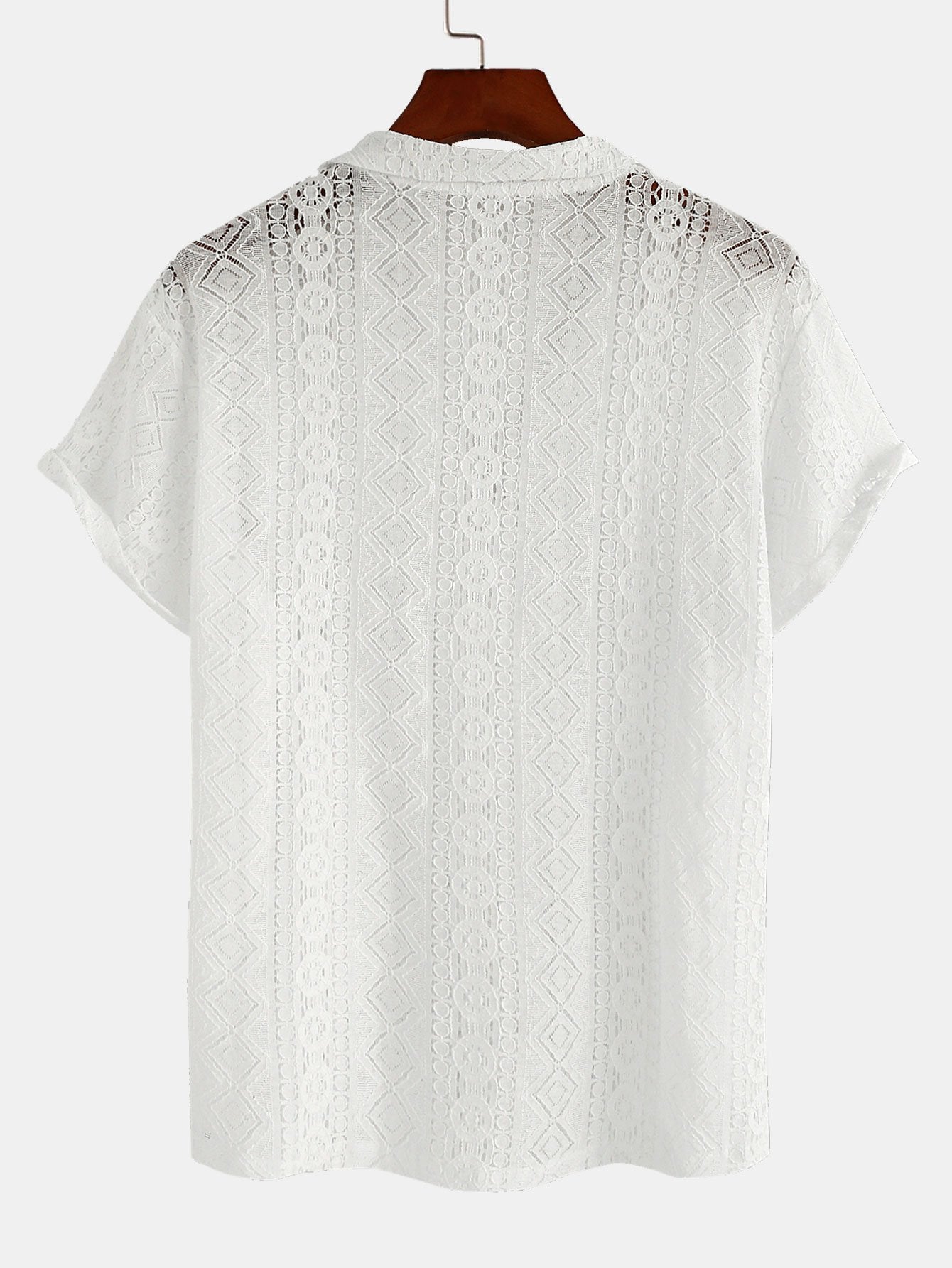 Josiah® | Cuban Shirt With Geometric Texture