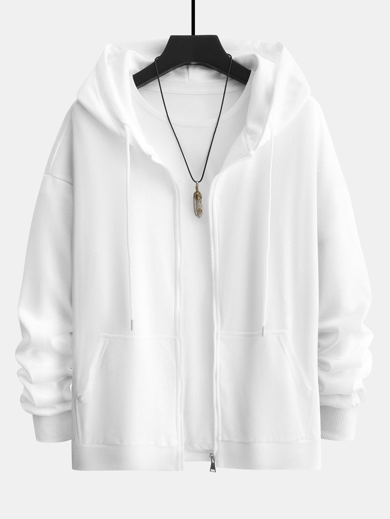 Romeo | Basic Relax Fit Zip Hoodie