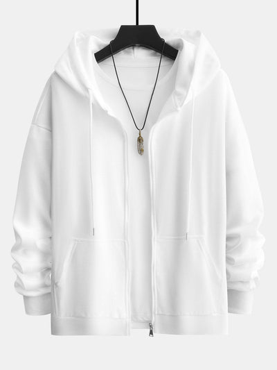Romeo | Basic Relax Fit Zip Hoodie