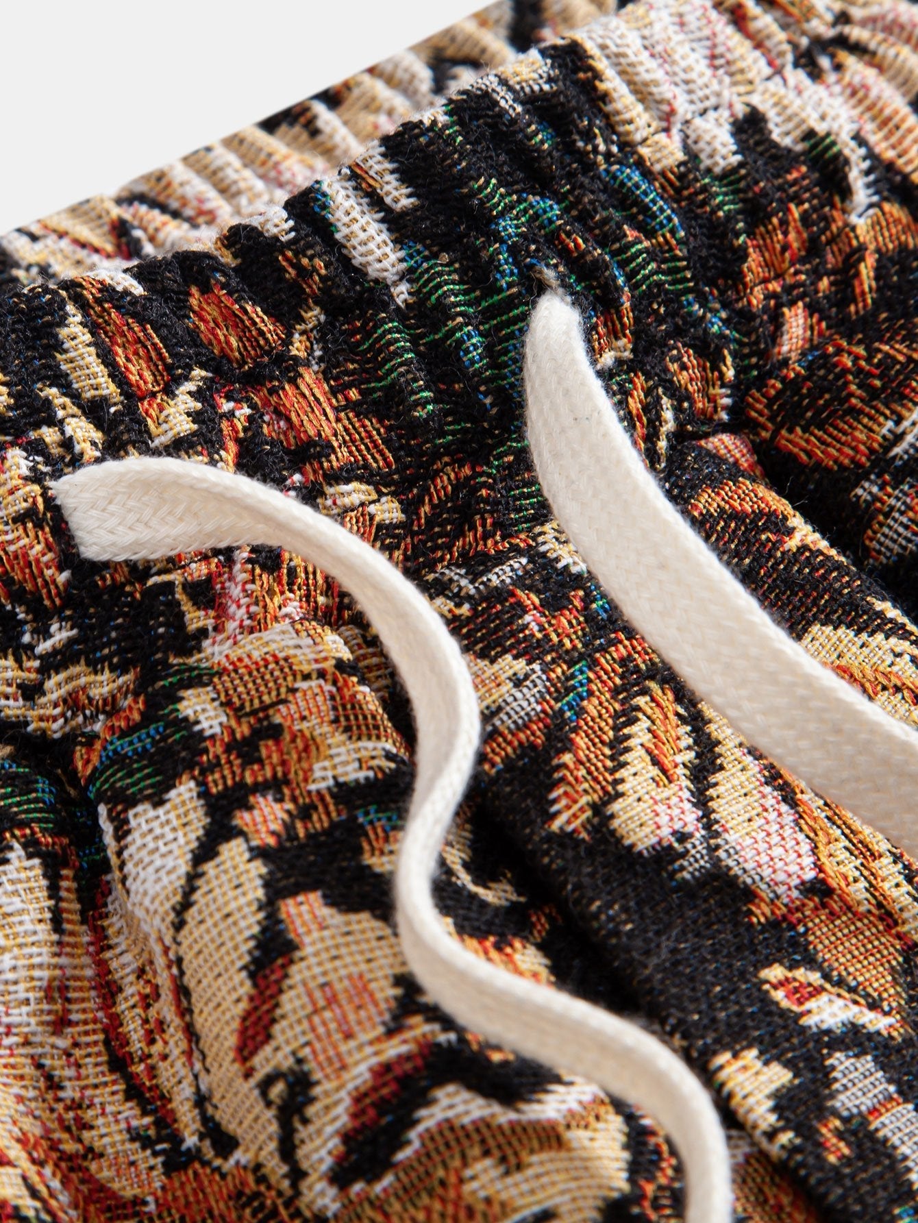 Longinus | Painted Floral Jacquard Shorts