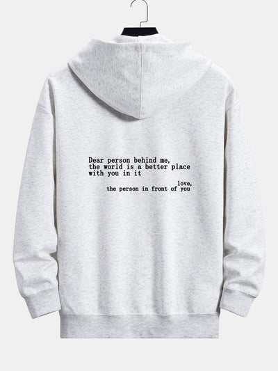Noah | Slogan Print Relax Fit Hoodie