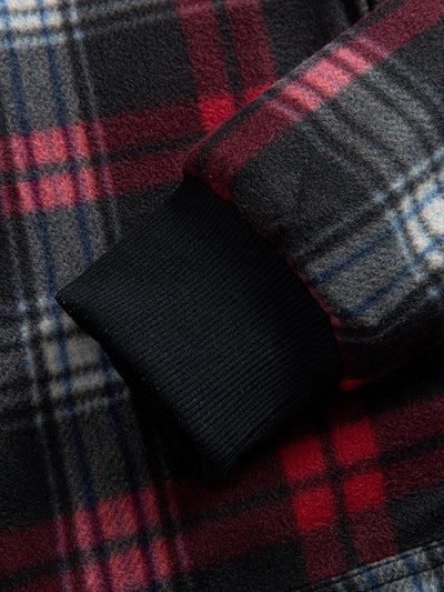 Philip | Teddy Fleece Lined Flannel Hoodie