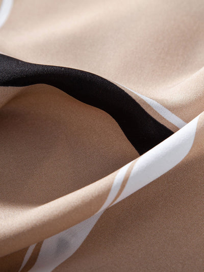 Armando® | Abstract Print Button Up Shirt & Swim Shorts