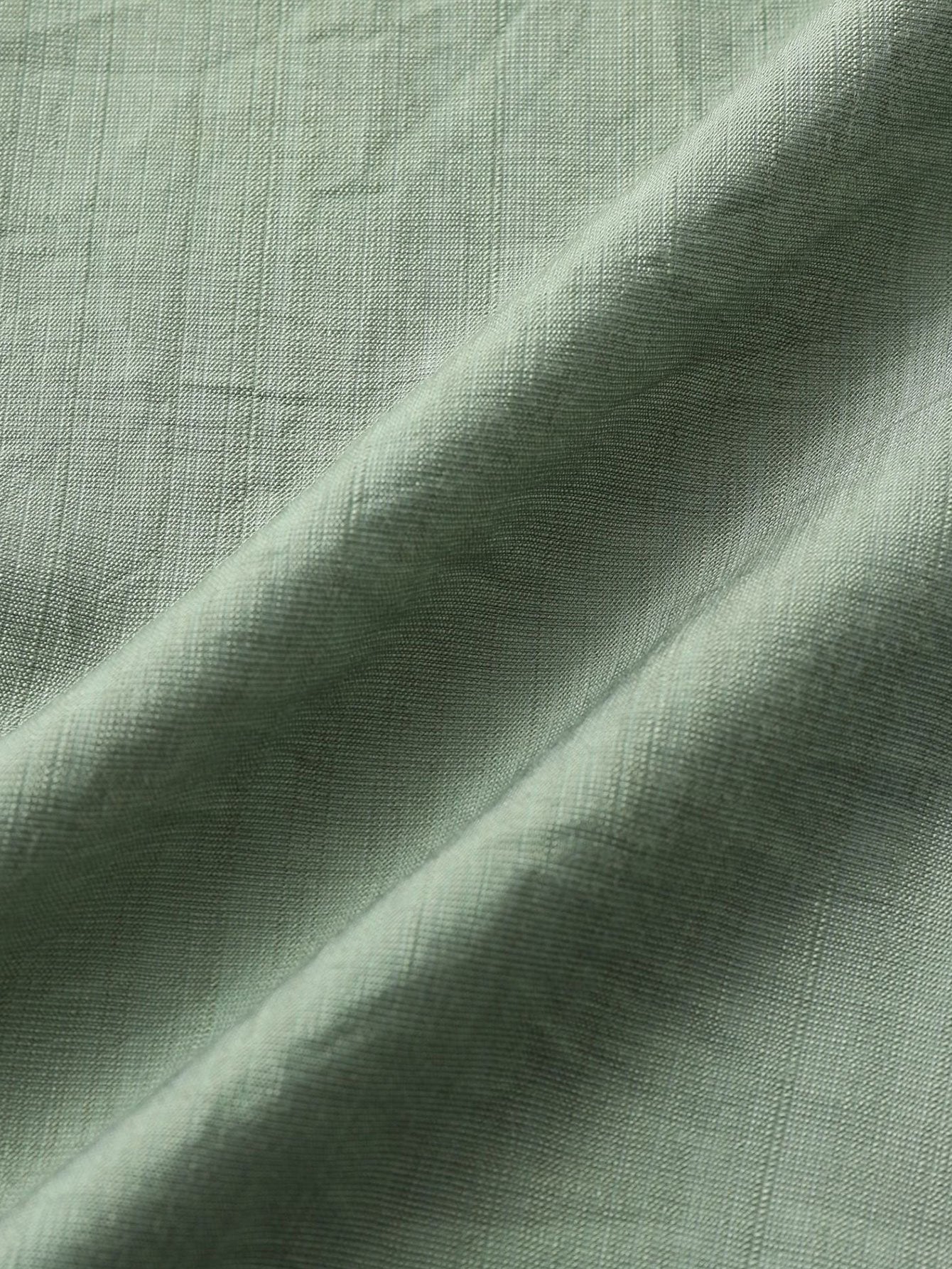 Auber® | Short Sleeve Textured Button Up Shirt