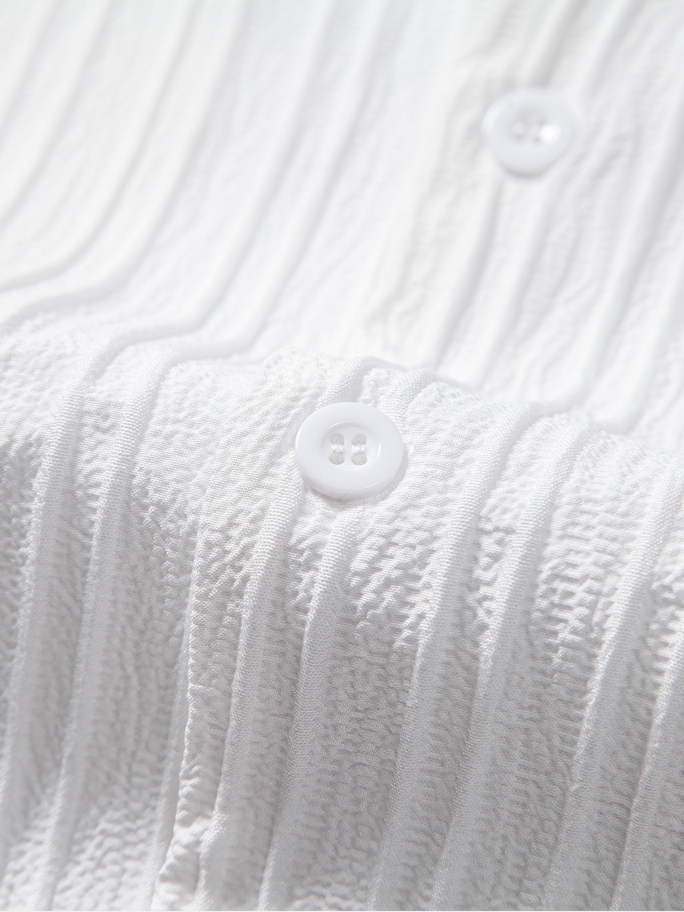 Asdrúbal® | Striped Jacquard Cuban Collar Shirt & Straight Leg Pants
