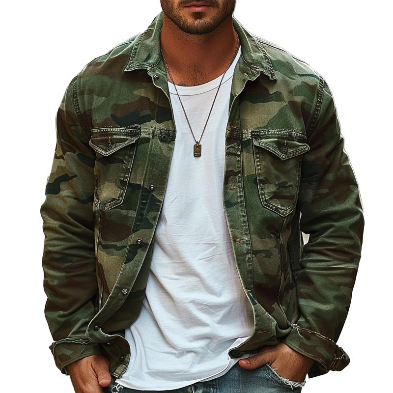 Arto® | Harper™｜Retro-Style Camouflage Jacket