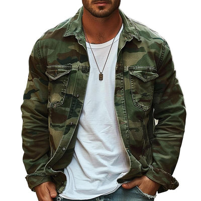 Arto® | Harper™｜Retro-Style Camouflage Jacket