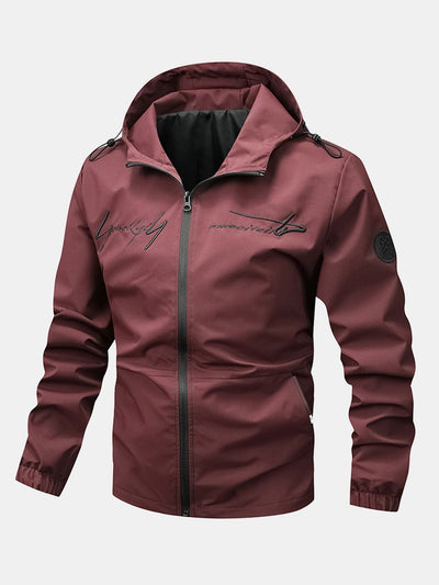 Andr��s | Zipper Hooded Jacket