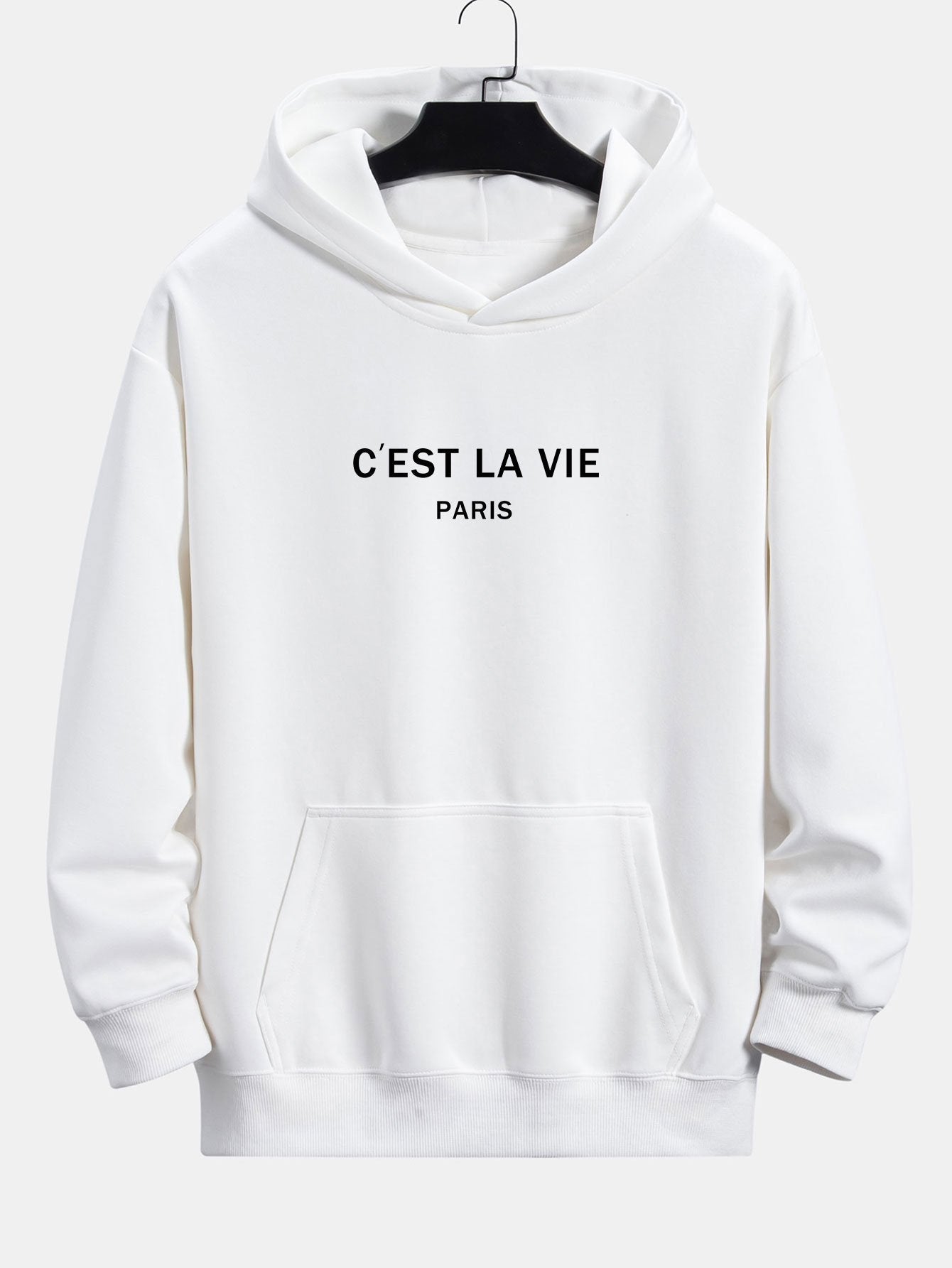 Gus | Paris Print Relax Fit Hoodie