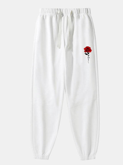 Baltsar® | Rose Print Cotton Blend Jogger Pants