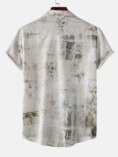 Allen® | Vintage Denim Print Shirt