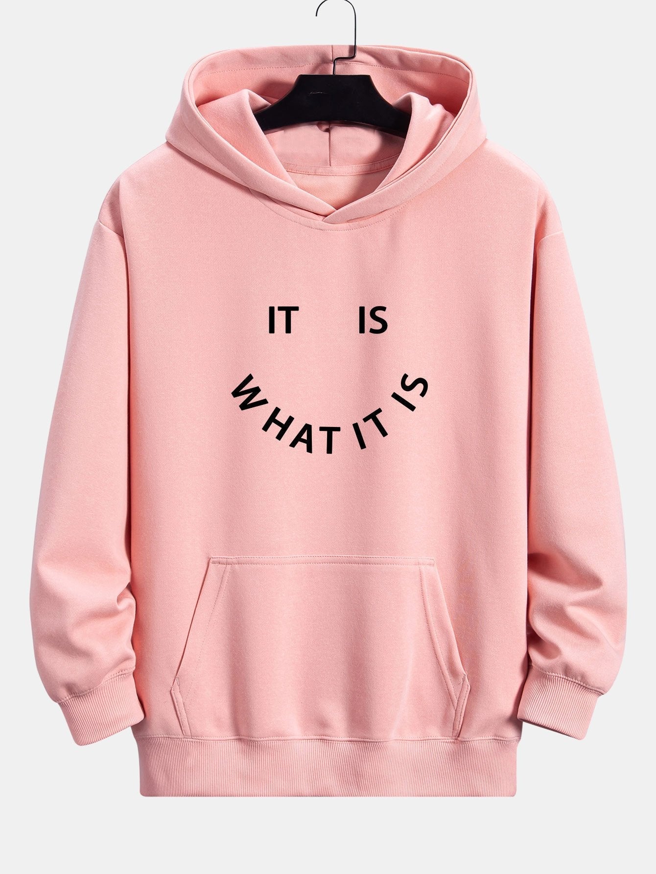 Aaron | It Is What It Is Print Relax Fit Hoodie