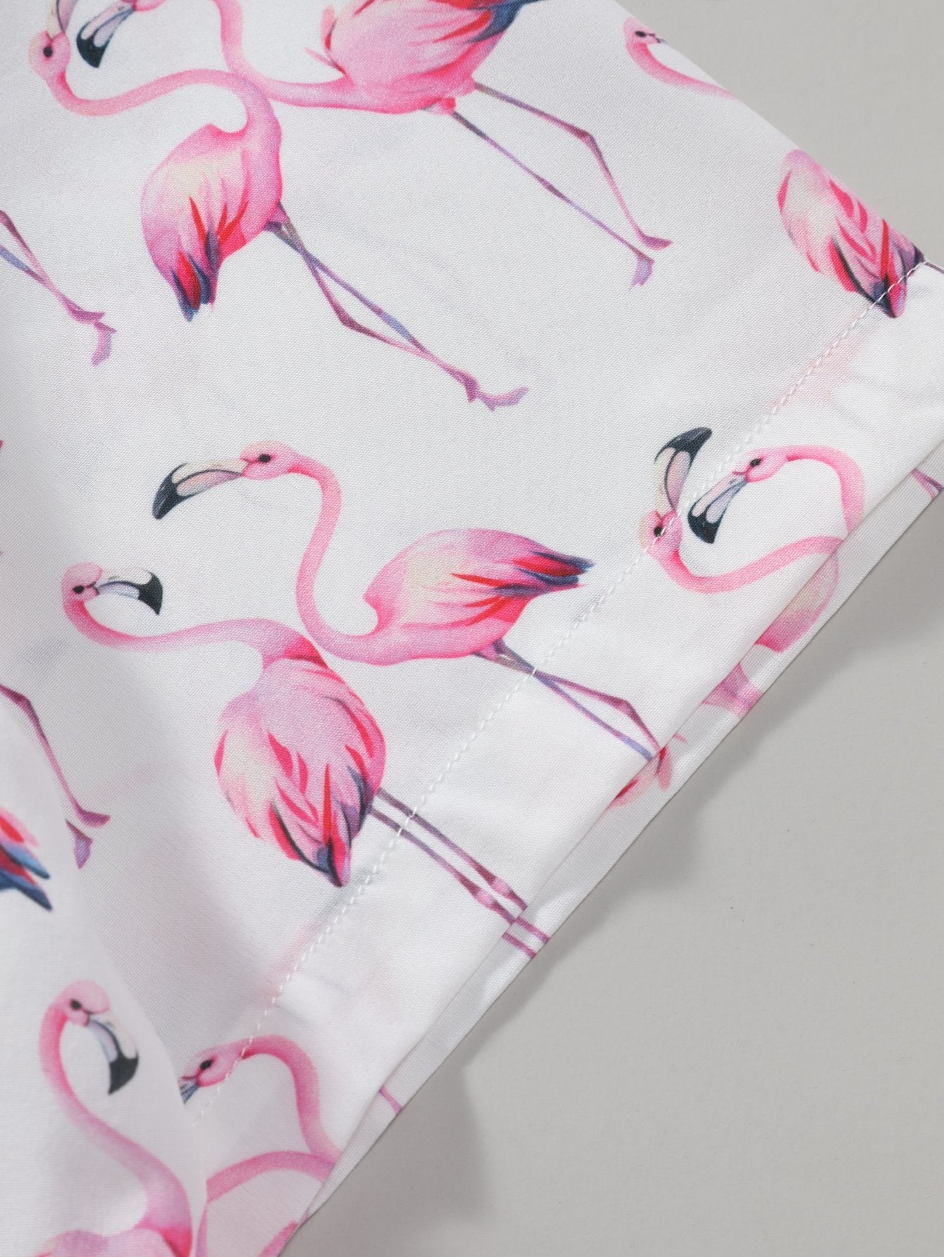 Aled® | Flamingo Print Button Up Shirt