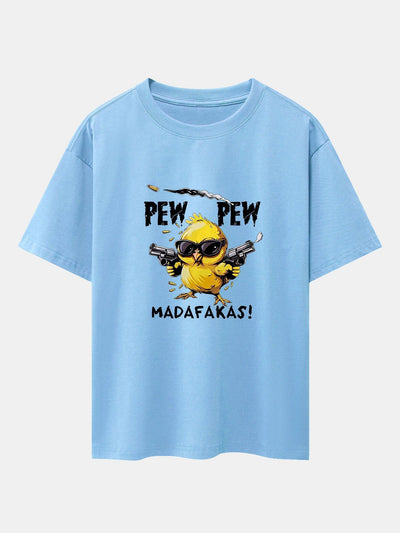 Severino® | Chicken Print Drop Shoulder Oversize T-Shirt