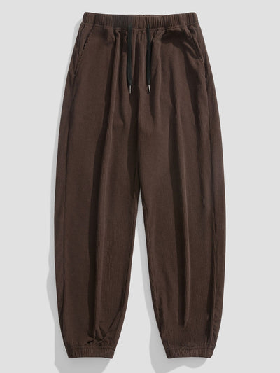 Emeterio® | Corduroy Drawstring Jogging Pants