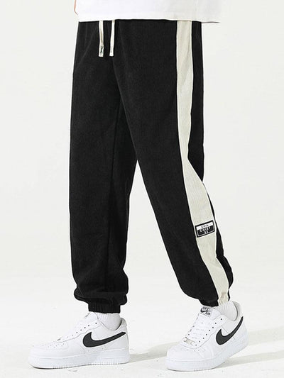 Ernesto® | Side Stripe Corduroy Jogging Pants