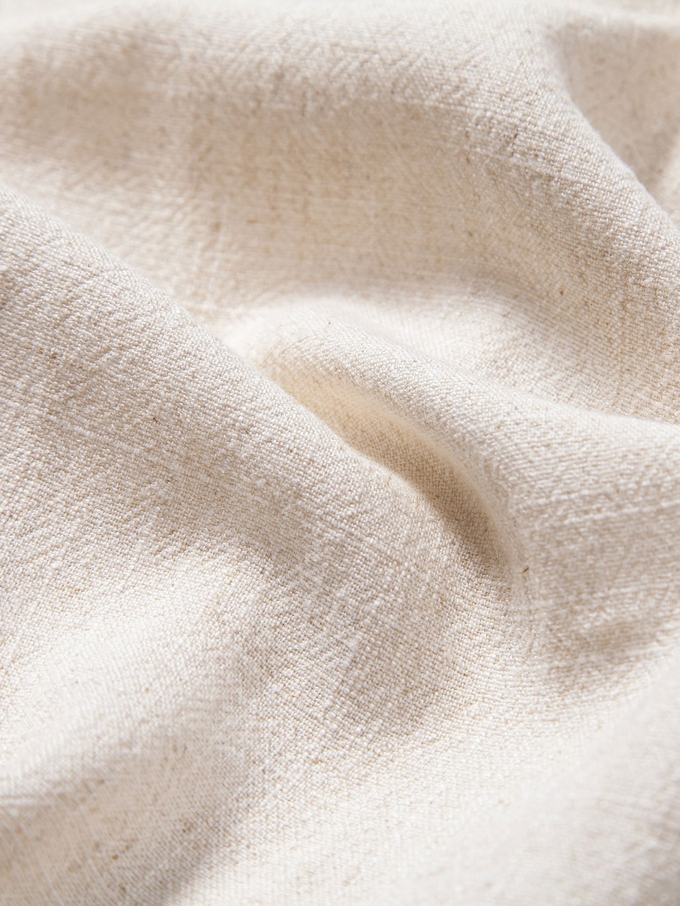 Ruben® | V Neck Linen Rayon Blend Shirt & Straight Leg Linen Pants