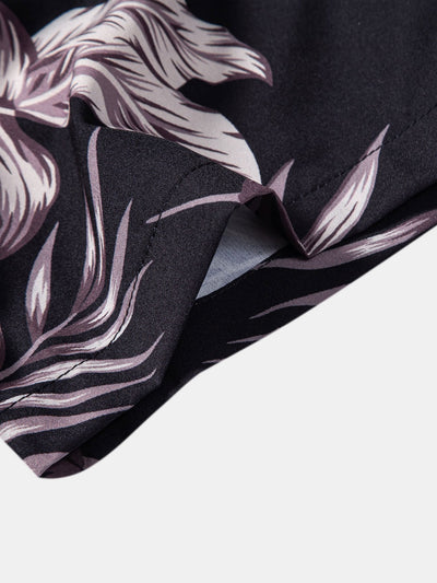 Arquimedes® | Leaf Print Button Up Shirt