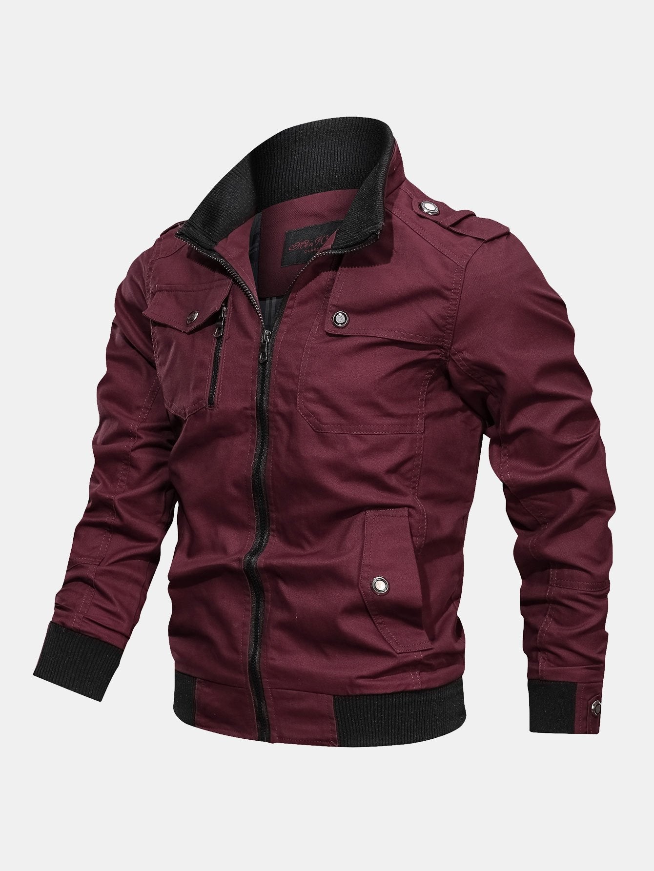 Luis | Chino Zip Up Jacket
