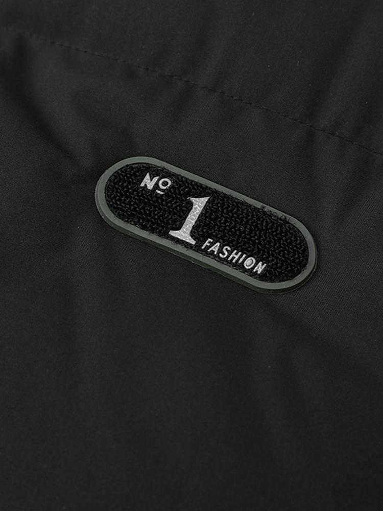 Caspian | Contrast Zip Up Hooded Puffer Coat