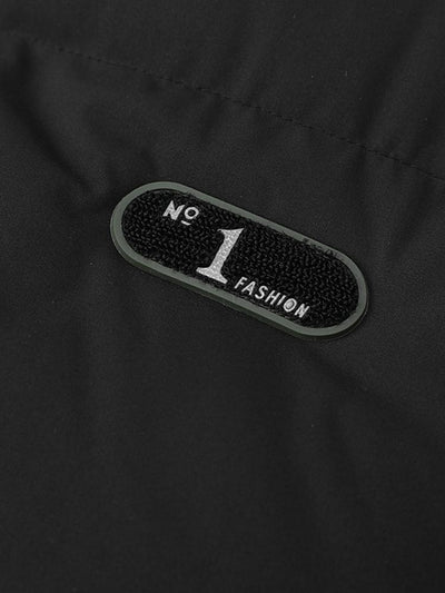 Caspian | Contrast Zip Up Hooded Puffer Coat