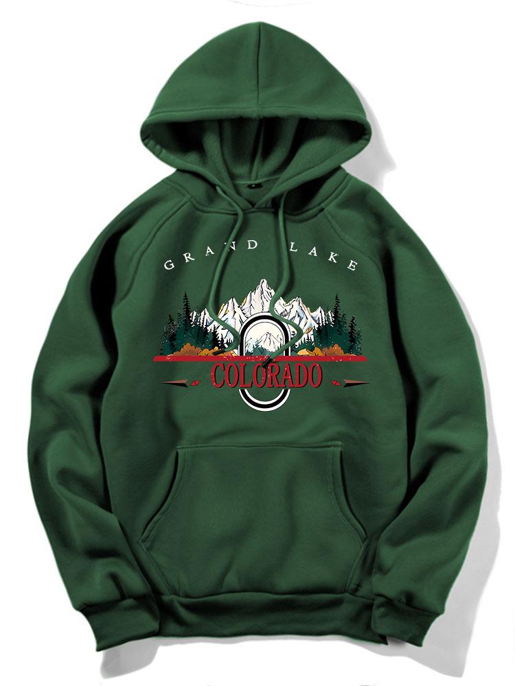 Alaric | Colorado Mountain Print Hoodie