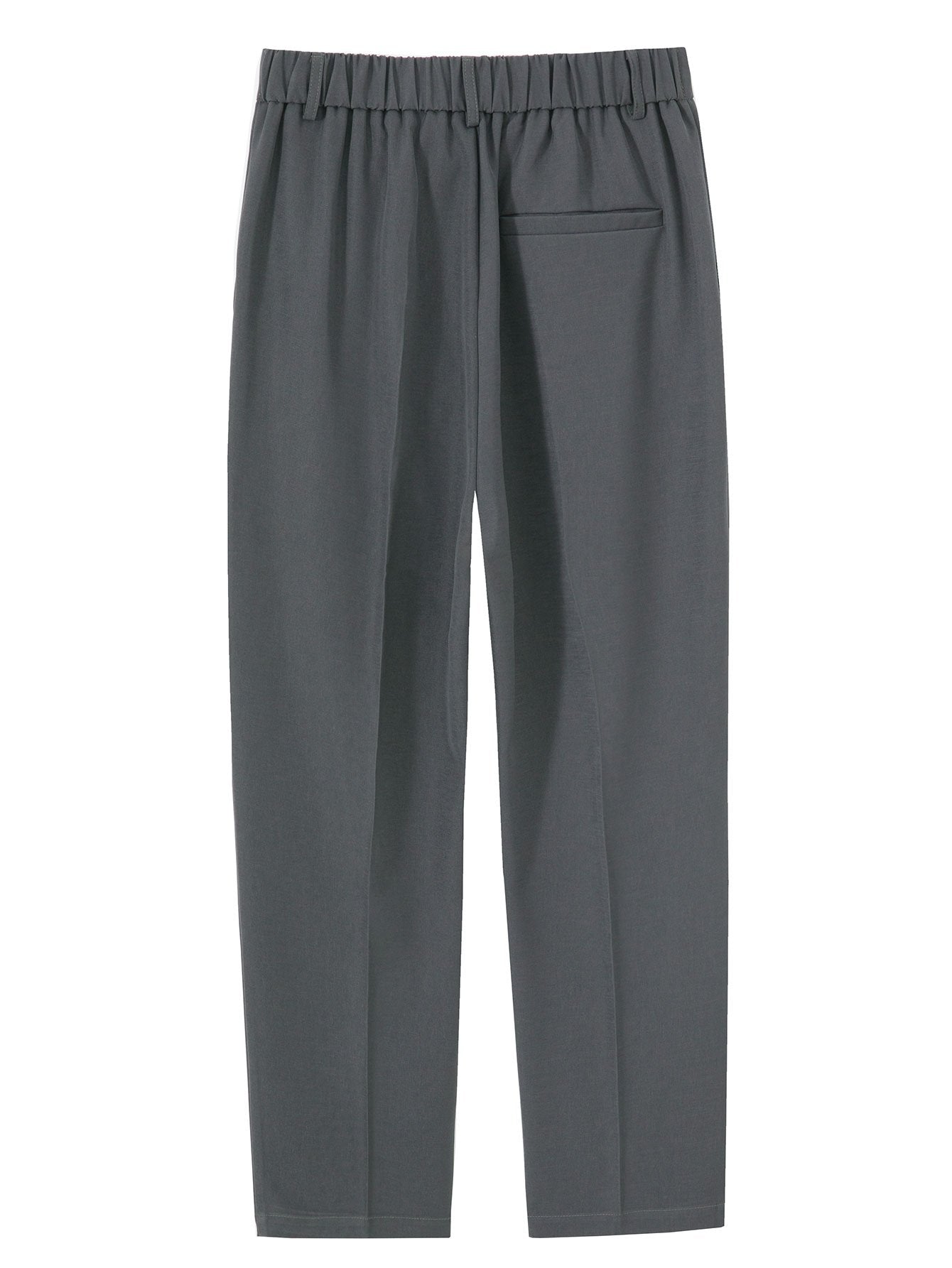 Eustaquio® | Relax Fit Elastic Waist Straight Leg Trousers