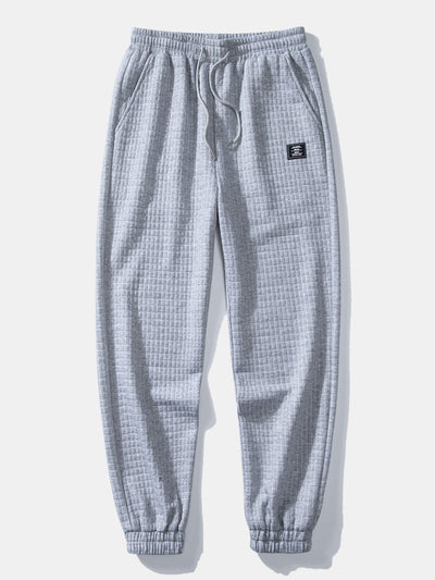 Gustavo® | Drawstring Waffle Jogger Pants