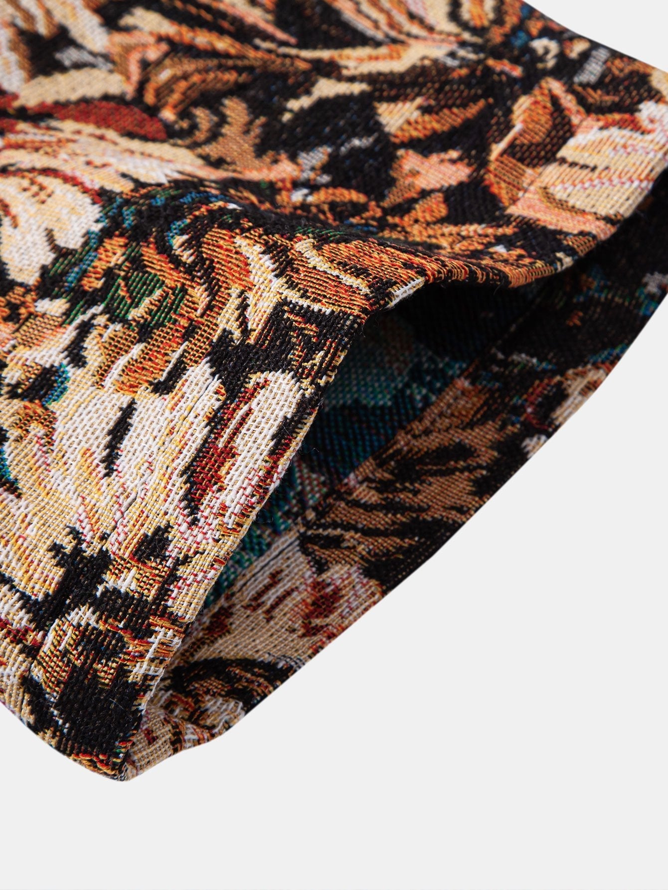 Tobías® | Painted Floral Jacquard Cuban Shirt