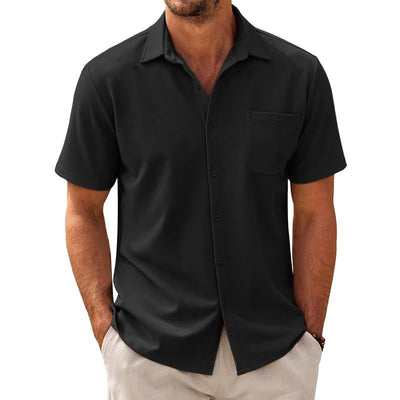 Men's Casal Cotn Blend Short Sleeve Shirt