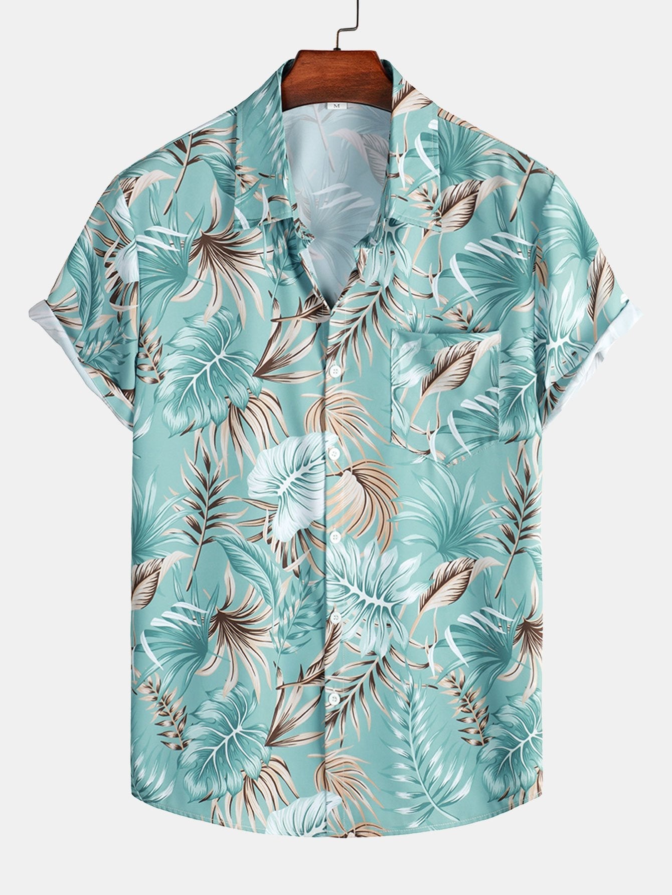 Leroy® | Tropical Print Button Up Shirt