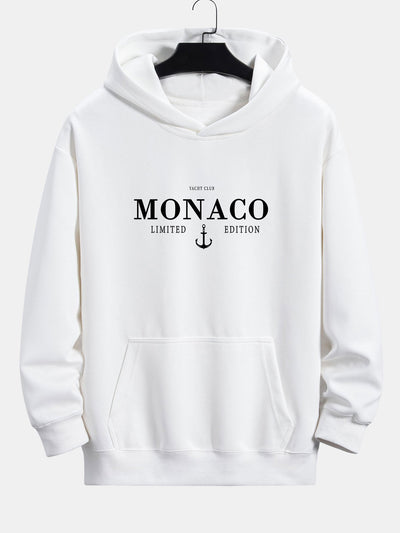 Keith | Monaco Slogan Print Relax Fit Hoodie