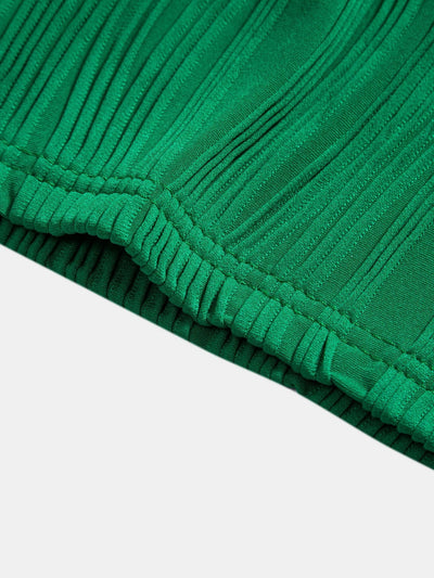 Basilio® | Wave Textured Button Up Shirt & Shorts