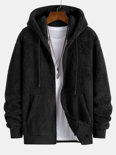 Jerry® | Teddy Zip Up Hooded Coat & Teddy Jogger Pants
