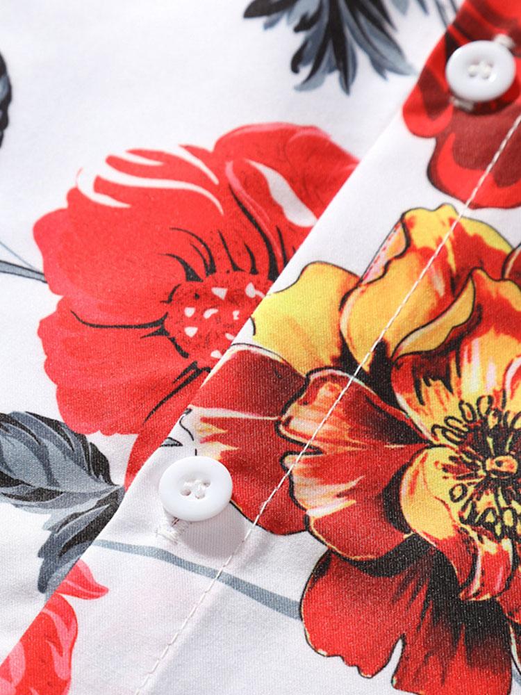 Anwill® | Floral Print Button Up Shirt
