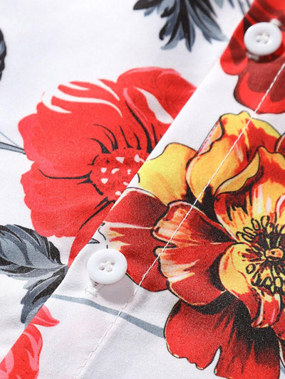 Anwill® | Floral Print Button Up Shirt