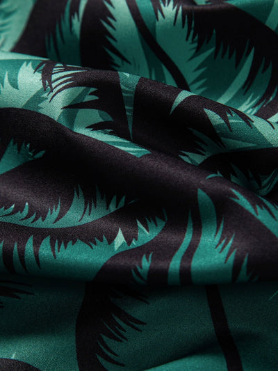 Ankur® | Palm Tree Print Button Up Shirt