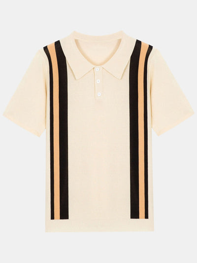 Cole | Striped Sweater Polo